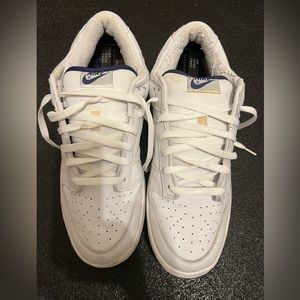 Vintage 2002 Nike Dunk Pro B Low White/Midnight Navy  624044-114 Mens Size 12